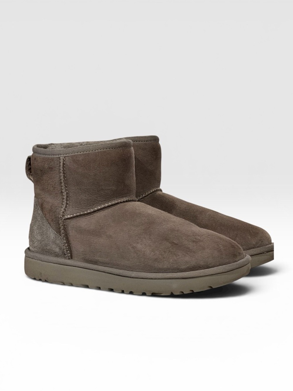UGG Classic Ultra Mini Boots Grey Women's 7